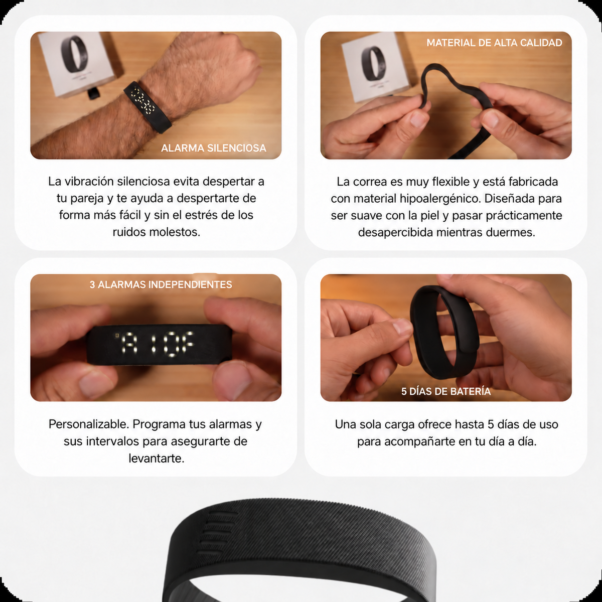 Pulsera despertador Vibrella